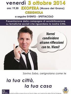 Savino Zaba_ manifesto No Regresso Cerignola_invito_fb